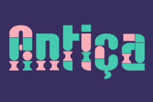 Antica: A Bold, Geometric Typeface for Vibrant Design