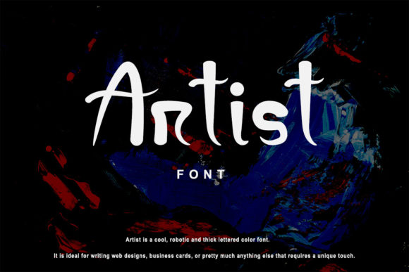 Artist: A Color Font for Playful, Modern Design