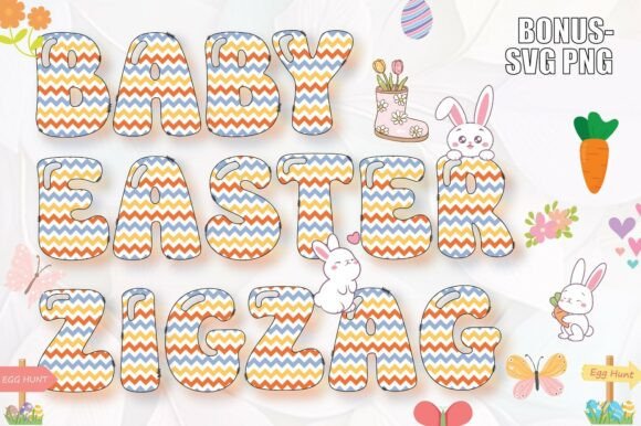 Baby Easter Zigzag: A Playful Spring Alphabet