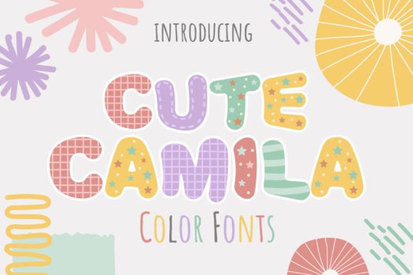Discover Cute Camila: The Color Font for Vibrant Projects