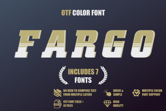 Fargo: The Bold Color Font That Demands Attention