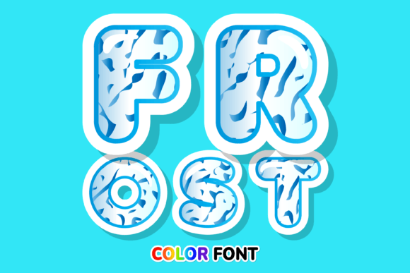 Frost: The Color Font That Brings a Cool, Modern Edge to Your Designs