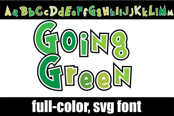 Going Green: A Fresh Take on Youthful Typography