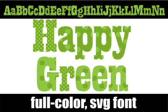 Happy Green: A Bold Serif for Vibrant, Modern Designs