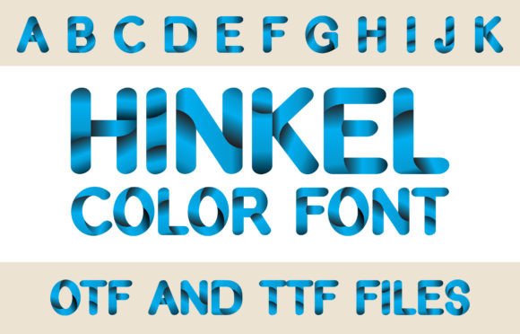 Hinkel: A Modern Gradient Font for Bold Branding