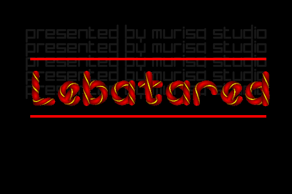 Lebatared: A Playful Color Font for Authentic Projects