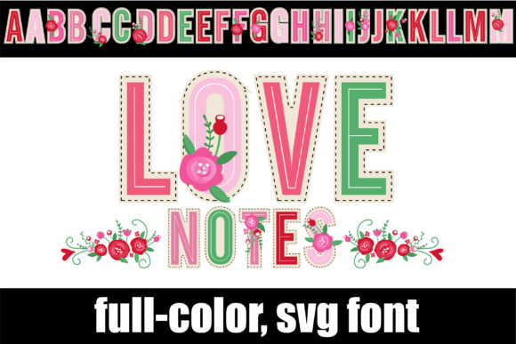 Love Notes: The Color Font for Playful, Modern Branding