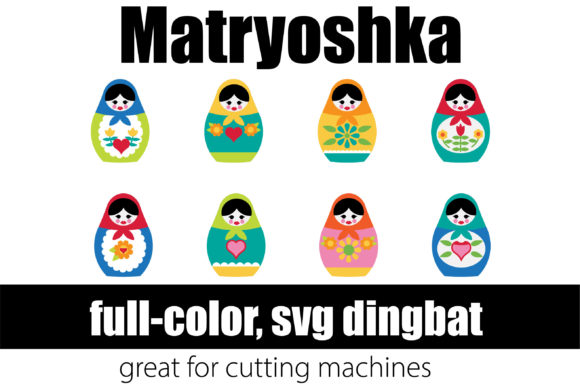 Matryoshka: A Color Font for Captivating Creations