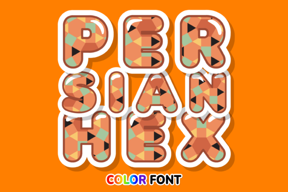 Persian Hex: A Cool Color Font for Your Creative Projects