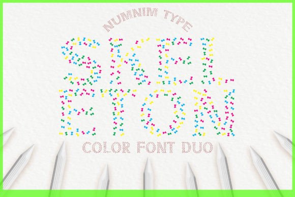 Stellar Typography: Crafting with the Skeleton Color Font