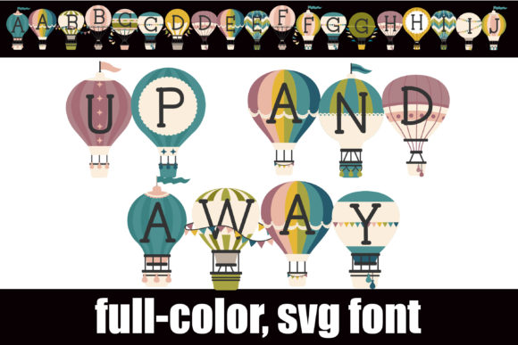 Up and Away: A Playful Serif Font for Creative Projects