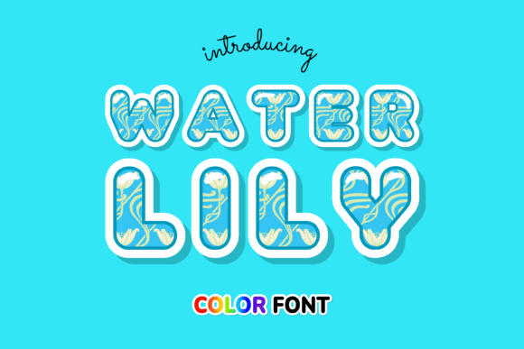 Water Lily Font: A Luminous Choice for Modern Creatives